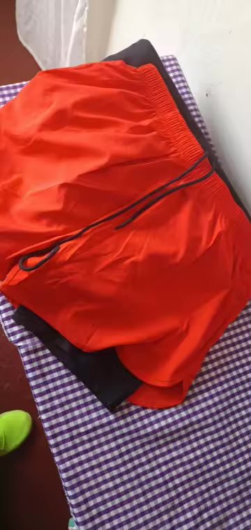 Went for the orange and they look even brighter in real life. Inner shorts don’t roll up which used to drive me crazy.